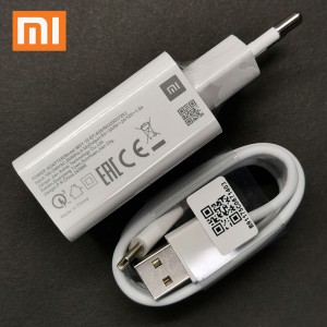 小米红米 Note 9 9S 快速充电器 QC3.0 18W 快速充电适配器 C 型适用于小米 9 10 9T Poco F2 Pro X2 X3 红米 Note 7 8 9 Pro