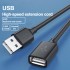 USB 延长线 USB 2.0 延长线公对母数据线适用于 PC 电视 USB 移动硬盘电缆