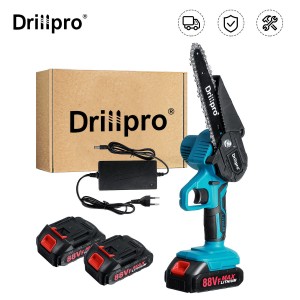 Drillpro 6 英寸无绳电动链锯迷你修剪电锯适用于牧田 18V 电池木工修剪园艺工具